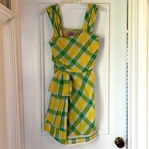 Juicy Couture Cotton Plaid Spring/Summer Dress